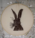 Country Hare Embroidery 8" Hoop